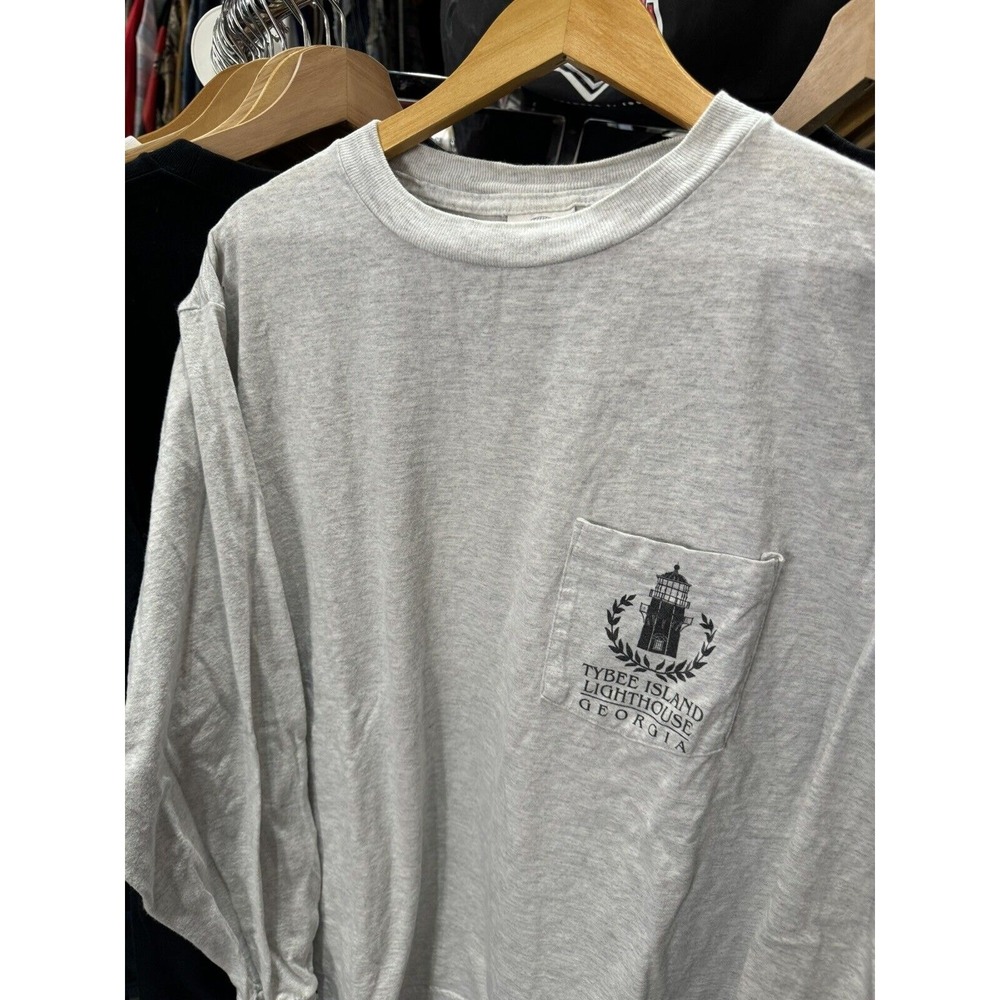 Vintage 1996 Lighthouses of the Southeast Florida Georgia Long Sleeve T Shirt L